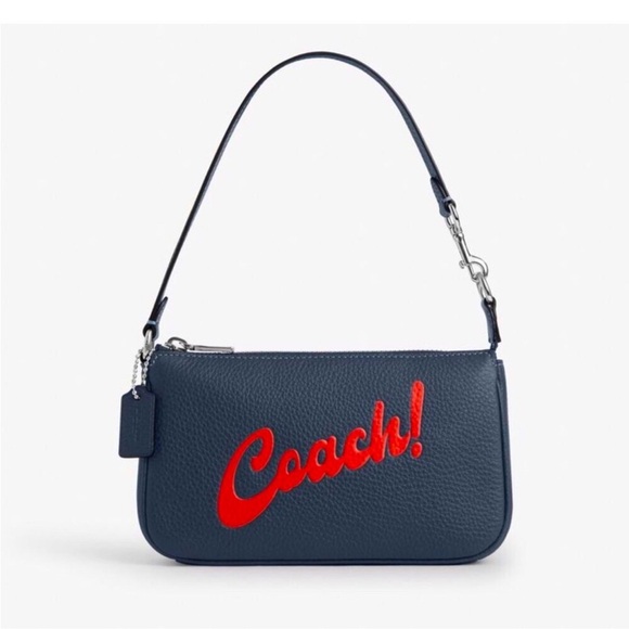 Coach Navy Blue Shoulder Bag - Picture 4 of 7